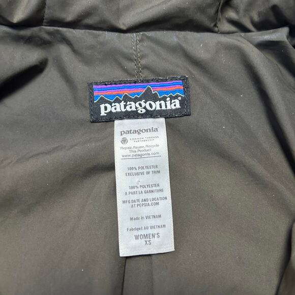 Patagonia Deep Pile Aztec Geometric Fleece Zip Sweater Jacket Womens XS - Picture 4 of 5